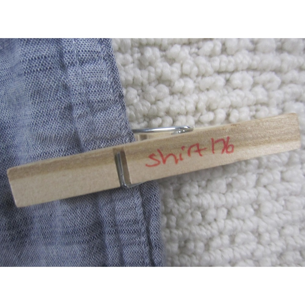 True Nation Shirt Mens 4XLT Gray Button Down Long Sleeve Big & Tall Cotton‎ Slub - Picture 8 of 8